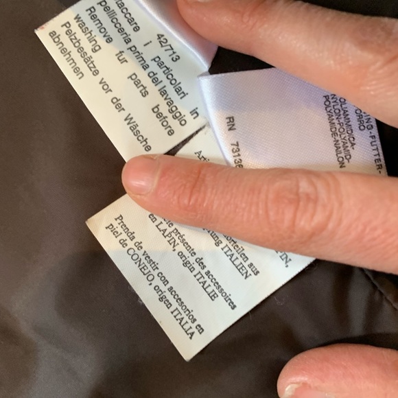 S Max Mara chocolate brown wool coat with real fur collar - Picture 5 of 7